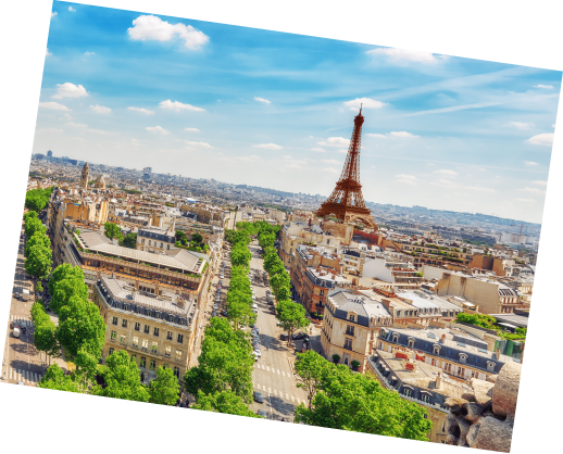 フランス市街イメージ写真